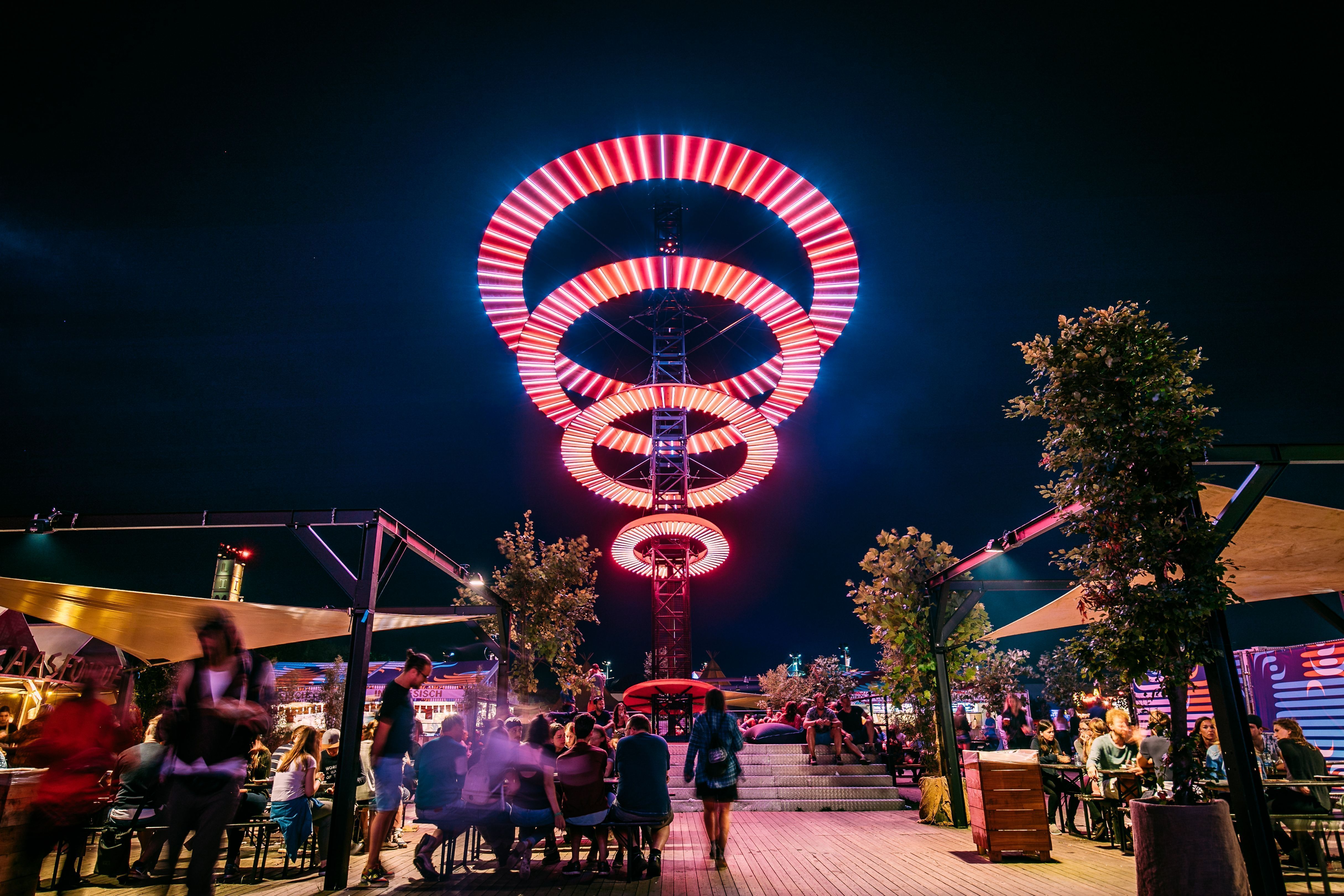 LED Strip Highlights the Lowlands Festival Grounds